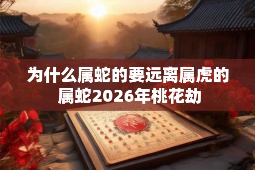 为什么属蛇的要远离属虎的 属蛇2026年桃花劫