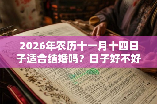 2026年农历十一月十四日子适合结婚吗?日子好不好? 2026年农历十一月十四日子适合结婚吗?日子好不好?