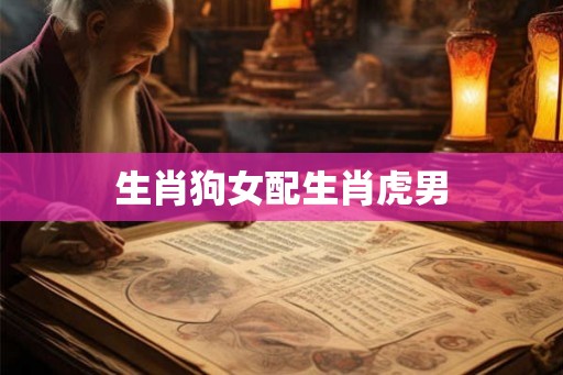 生肖狗女配生肖虎男