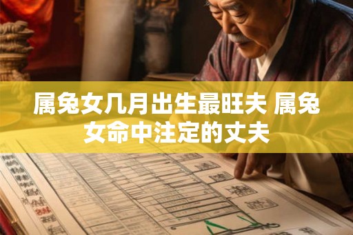 属兔女几月出生最旺夫 属兔女命中注定的丈夫