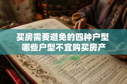 买房需要避免的四种户型 哪些户型不宜购买房产