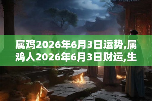属鸡2026年6月3日运势,属鸡人2026年6月3日财运,生肖鸡2026年6月3日运势
