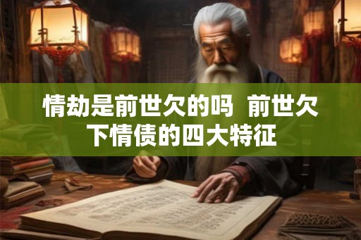 情劫是前世欠的吗  前世欠下情债的四大特征