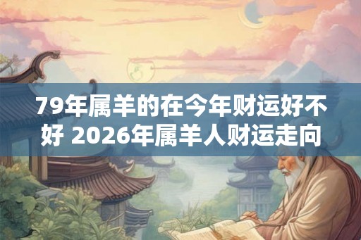 79年属羊的在今年财运好不好 2026年属羊人财运走向