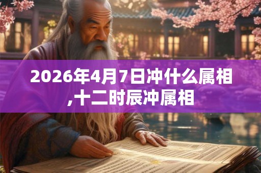 2026年4月7日冲什么属相,十二时辰冲属相 2026年4月7日冲什么属相,十二时辰冲属相