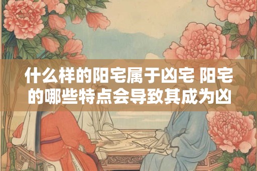 什么样的阳宅属于凶宅 阳宅的哪些特点会导致其成为凶宅