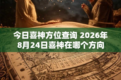 今日喜神方位查询 2026年8月24日喜神在哪个方向