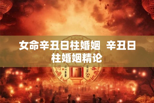 女命辛丑日柱婚姻 辛丑日柱婚姻精论 女命辛丑日柱婚姻 辛丑日柱婚姻精论