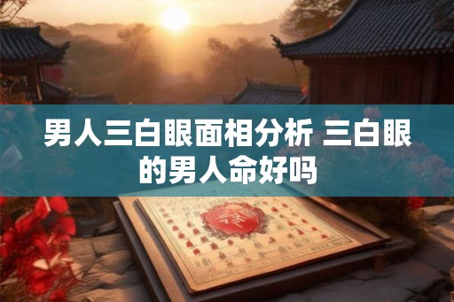 男人三白眼面相分析 三白眼的男人命好吗