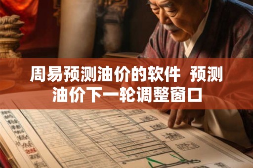 周易预测油价的软件  预测油价下一轮调整窗口