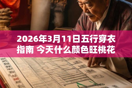 2026年3月11日五行穿衣指南 今天什么颜色旺桃花