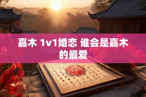 嘉木 1v1婚恋 谁会是嘉木的最爱