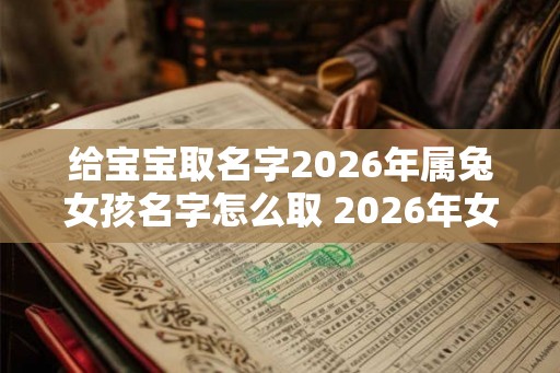 给宝宝取名字2026年属兔女孩名字怎么取 2026年女宝宝属兔怎么取名