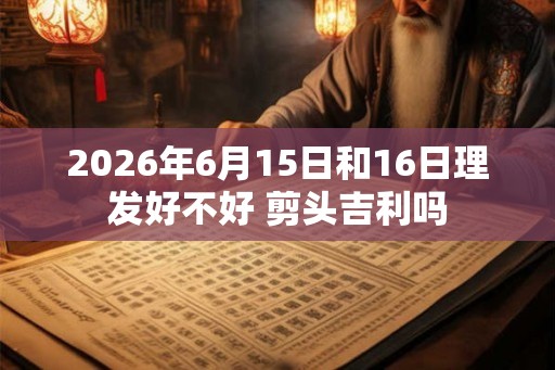 2026年6月15日和16日理发好不好 剪头吉利吗
