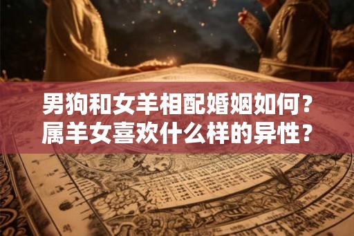 男狗和女羊相配婚姻如何？属羊女喜欢什么样的异性？