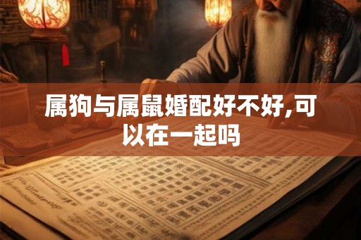 属狗与属鼠婚配好不好,可以在一起吗