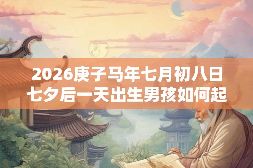 2026庚子马年七月初八日七夕后一天出生男孩如何起名? 2026庚子马年七月初八日七夕后一天出生男孩如何起名?