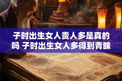 子时出生女人贵人多是真的吗 子时出生女人多得到青睐真吗