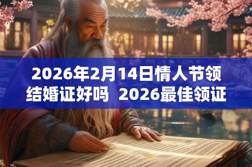 2026年2月14日情人节领结婚证好吗  2026最佳领证日子一览表