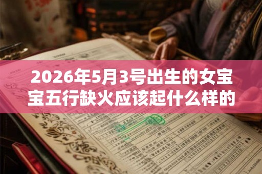 2026年5月3号出生的女宝宝五行缺火应该起什么样的名字