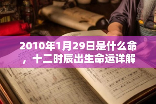 2010年1月29日是什么命，十二时辰出生命运详解