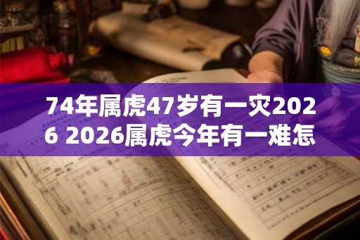74年属虎47岁有一灾2026 2026属虎今年有一难怎么破解