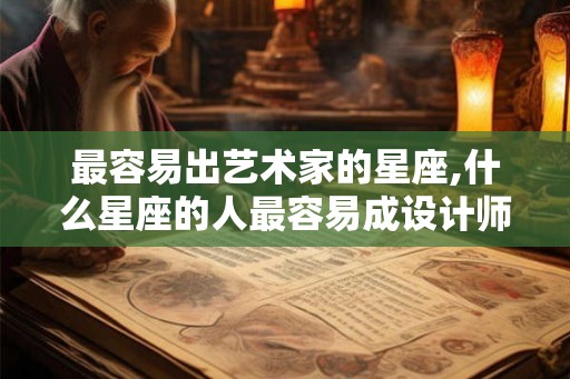 最容易出艺术家的星座,什么星座的人最容易成设计师 最容易出艺术家的星座,什么星座的人最容易成设计师