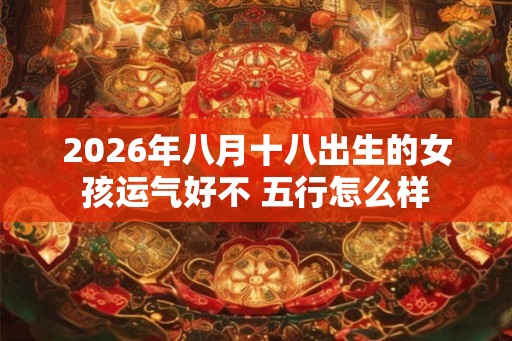 2026年八月十八出生的女孩运气好不 五行怎么样