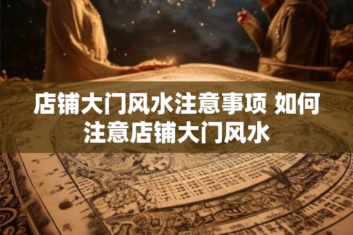 店铺大门风水注意事项 如何注意店铺大门风水