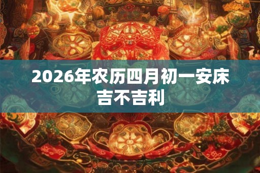 2026年农历四月初一安床吉不吉利