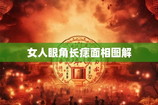 女人眼角长痣面相图解