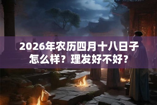 2026年农历四月十八日子怎么样？理发好不好？