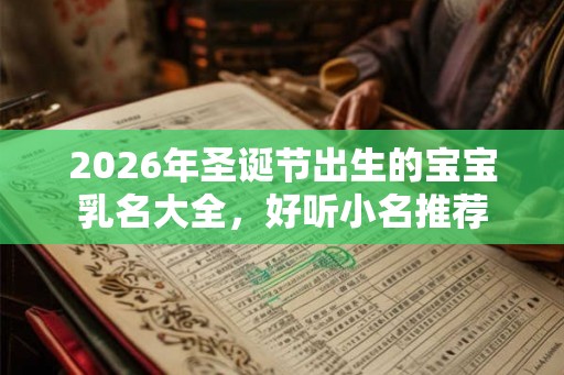 2026年圣诞节出生的宝宝乳名大全，好听小名推荐