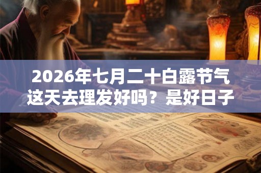 2026年七月二十白露节气这天去理发好吗？是好日子吗？