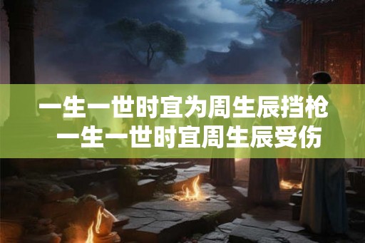 一生一世时宜为周生辰挡枪  一生一世时宜周生辰受伤