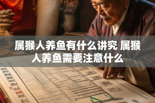 属猴人养鱼有什么讲究 属猴人养鱼需要注意什么