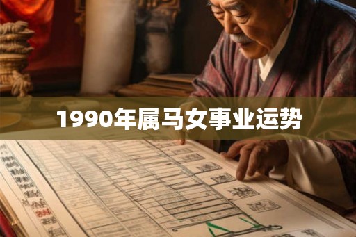 1990年属马女事业运势