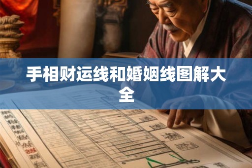 手相财运线和婚姻线图解大全
