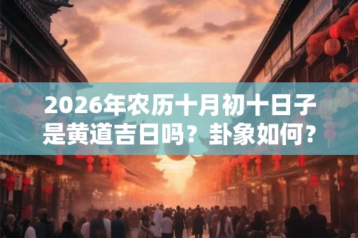 2026年农历十月初十日子是黄道吉日吗？卦象如何？