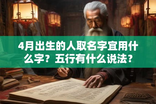 4月出生的人取名字宜用什么字？五行有什么说法？