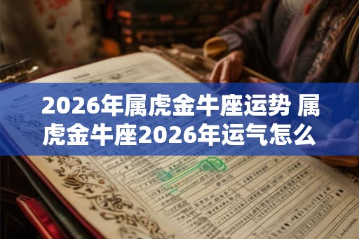 2026年属虎金牛座运势 属虎金牛座2026年运气怎么样