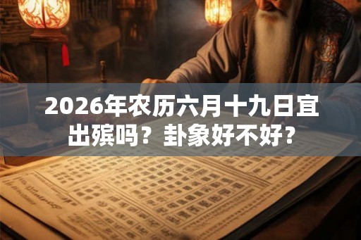2026年农历六月十九日宜出殡吗？卦象好不好？