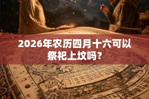 2026年农历四月十六可以祭祀上坟吗？