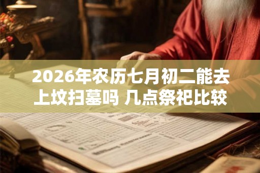 2026年农历七月初二能去上坟扫墓吗 几点祭祀比较好