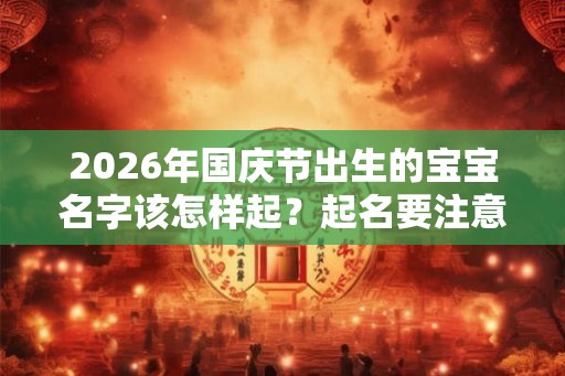 2026年国庆节出生的宝宝名字该怎样起?起名要注意什么? 2026年国庆节出生的宝宝名字该怎样起?起名要注意什么?