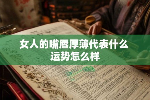 女人的嘴唇厚薄代表什么 运势怎么样 女人的嘴唇厚薄代表什么 运势怎么样
