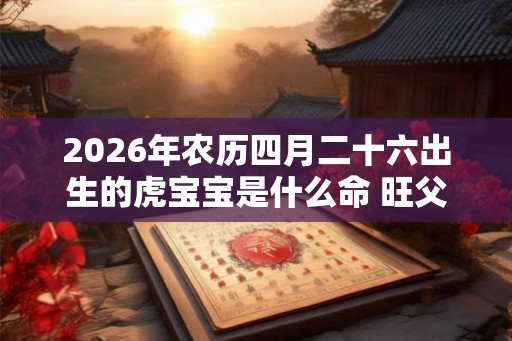 2026年农历四月二十六出生的虎宝宝是什么命 旺父母吗 2026年农历四月二十六出生的虎宝宝是什么命 旺父母吗