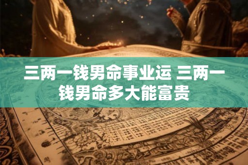 三两一钱男命事业运 三两一钱男命多大能富贵