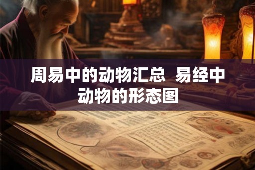 周易中的动物汇总  易经中动物的形态图