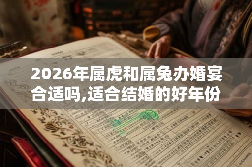 2026年属虎和属兔办婚宴合适吗,适合结婚的好年份 2026年属虎和属兔办婚宴合适吗,适合结婚的好年份